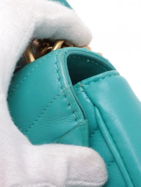 Louis Vuitton New Wave Chain Bag MM Tiffany Blue - Picture 13 of 13